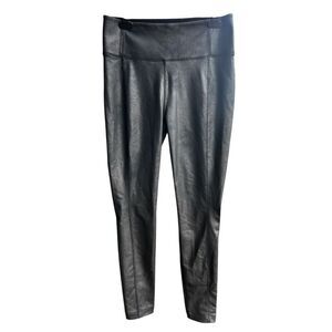 ATHLETA Delancey Gleam Tight Small  Black Commute Travel Work shimmer